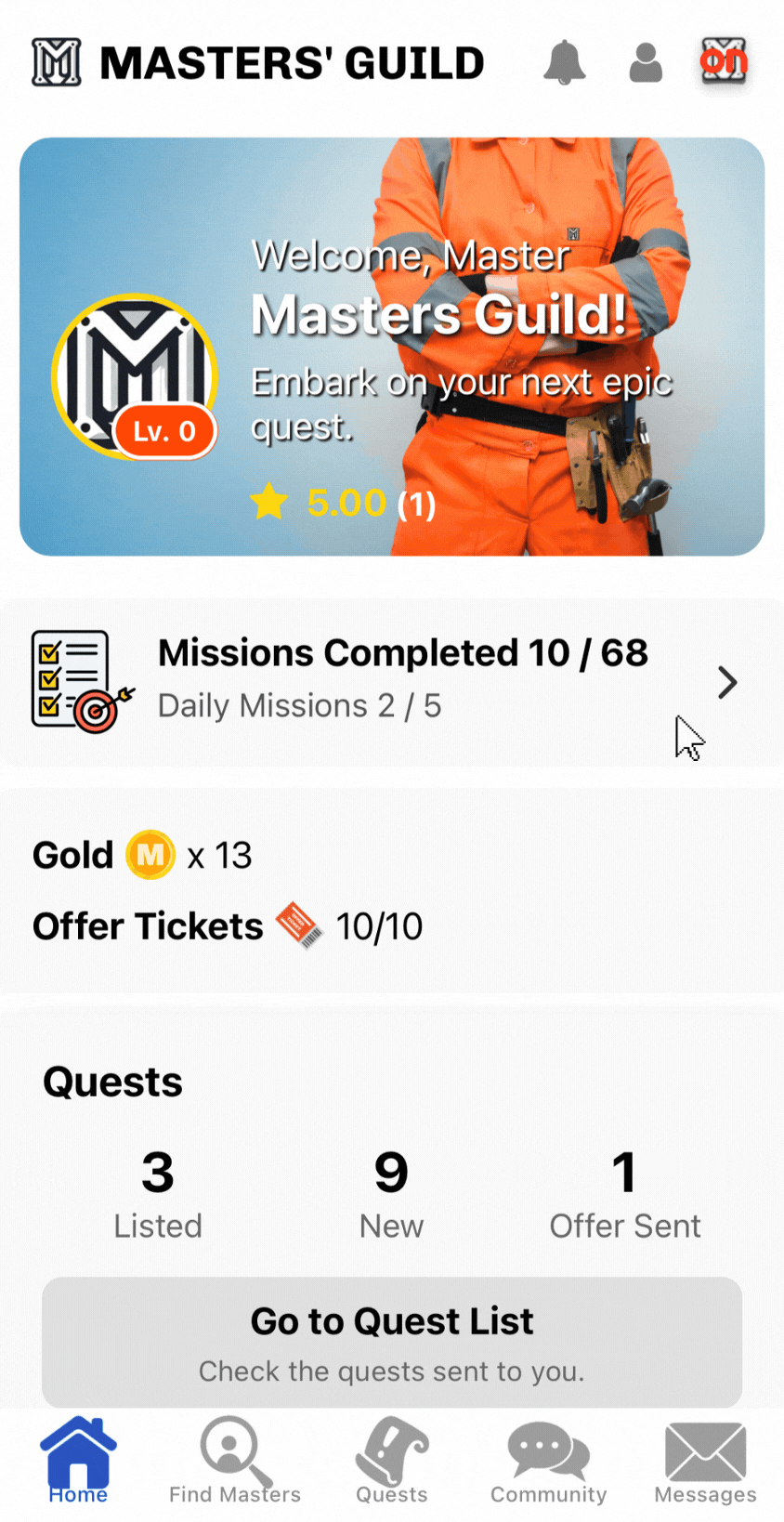 Achievement system